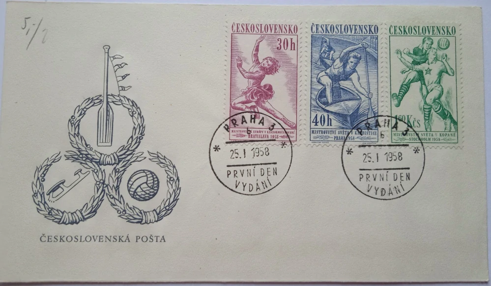 Obálka Mistrovství světa 1958