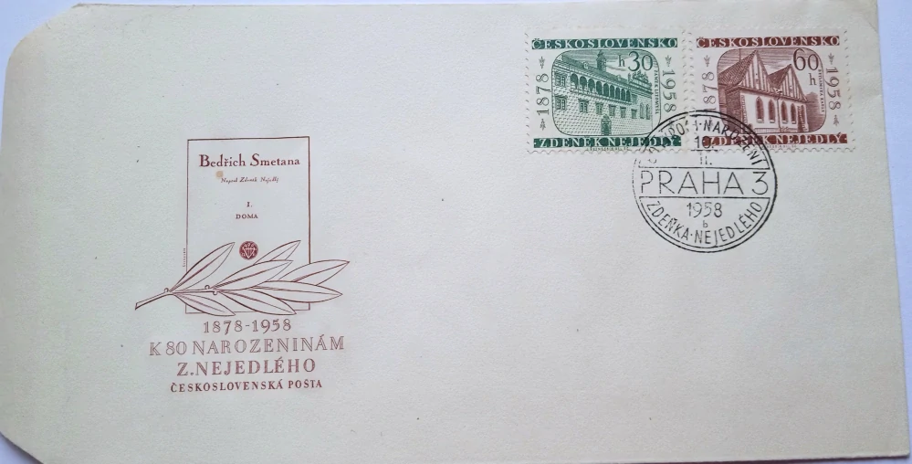 Obálka k 80. narozeninám Z.Nejedlého