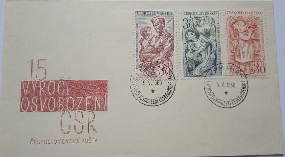 Obálka 15. výročí osvobození ČSR