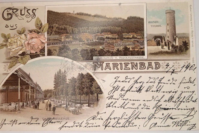 Pohlednice Mariánské lázně