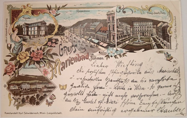Pohlednice Mariánské lázně