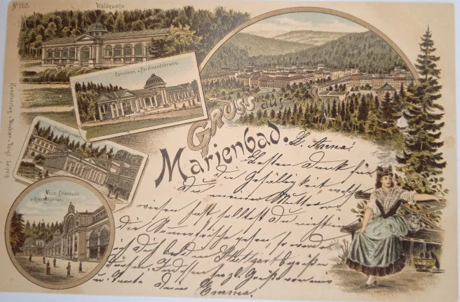 Pohlednice Mariánské lázně