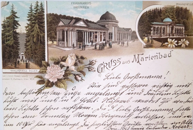 Pohlednice Mariánské lázně