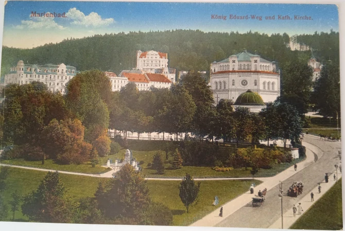 Pohlednice Mariánské lázně