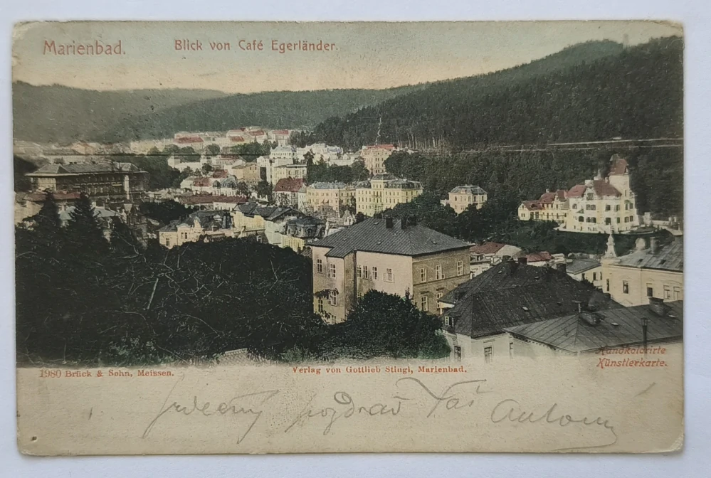 Mariánské Lázně pohlednice
