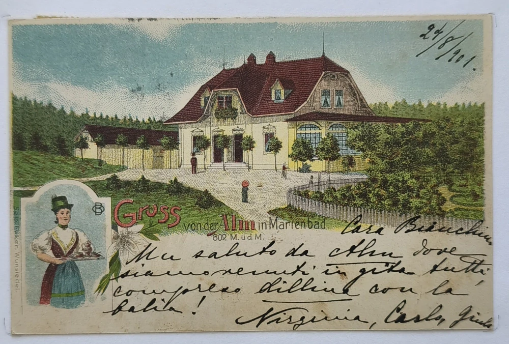 Mariánské Lázně pohlednice