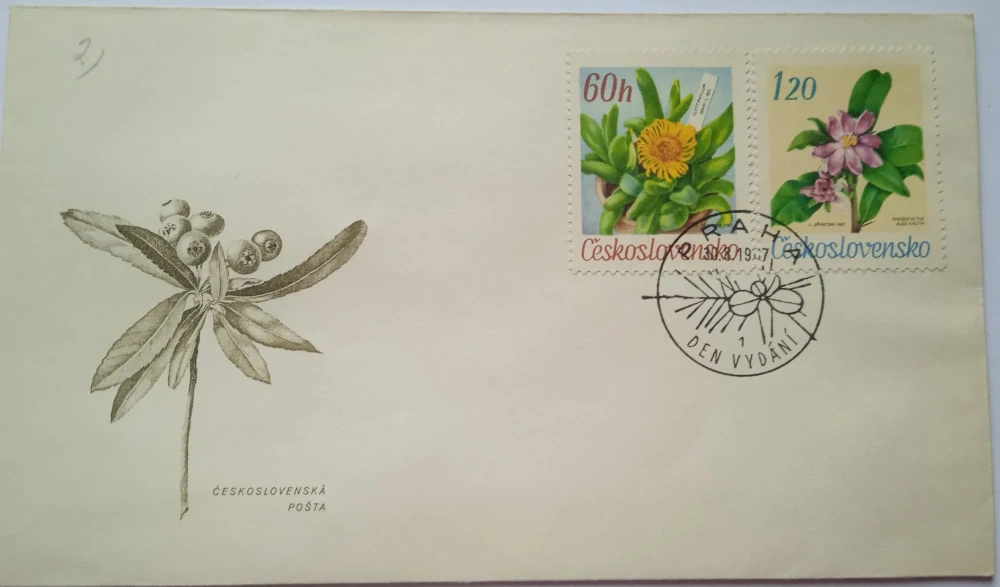 Obálka Okrasné rostliny 1967