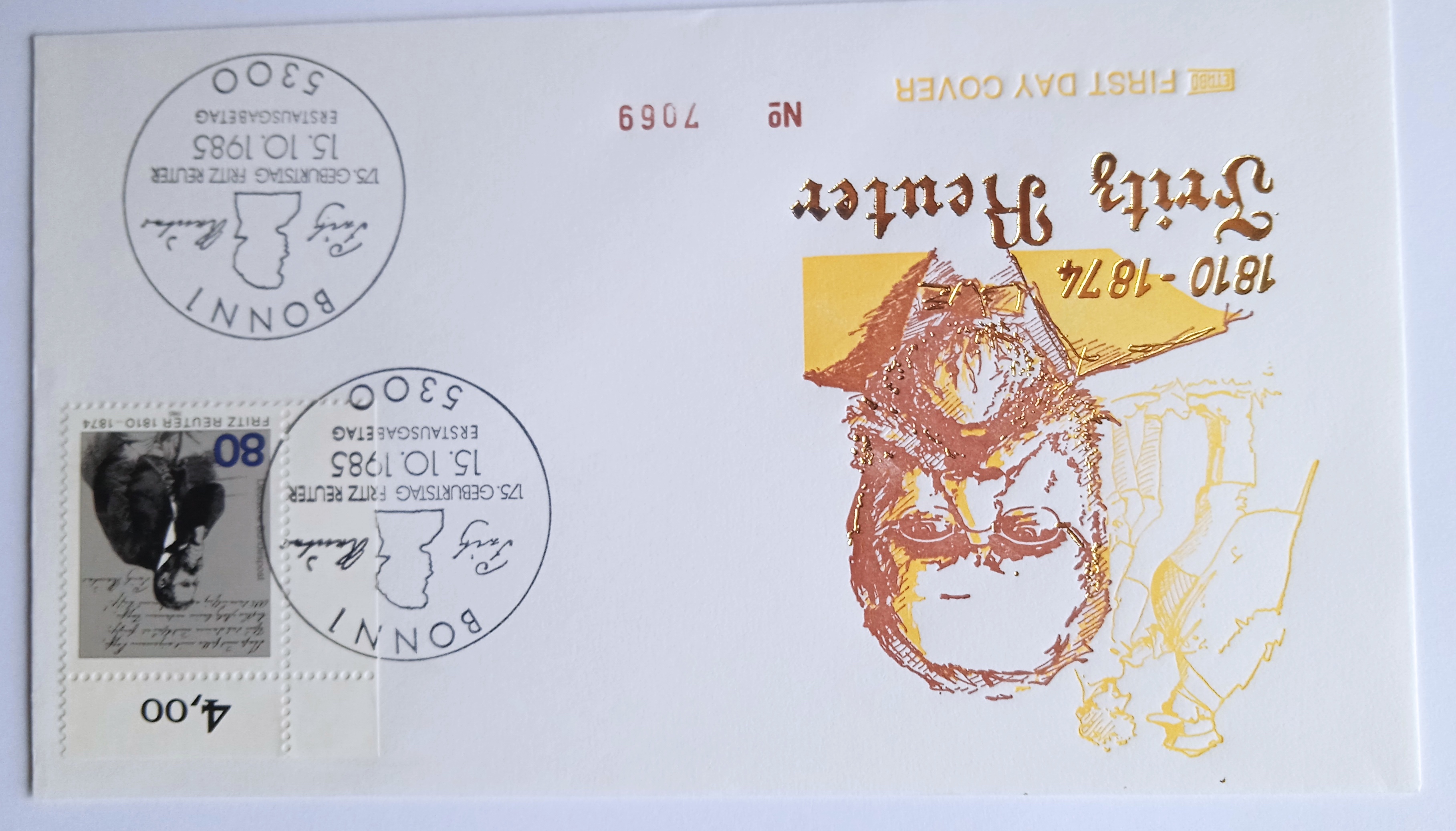 Obálka Německo - Fritz Reuter