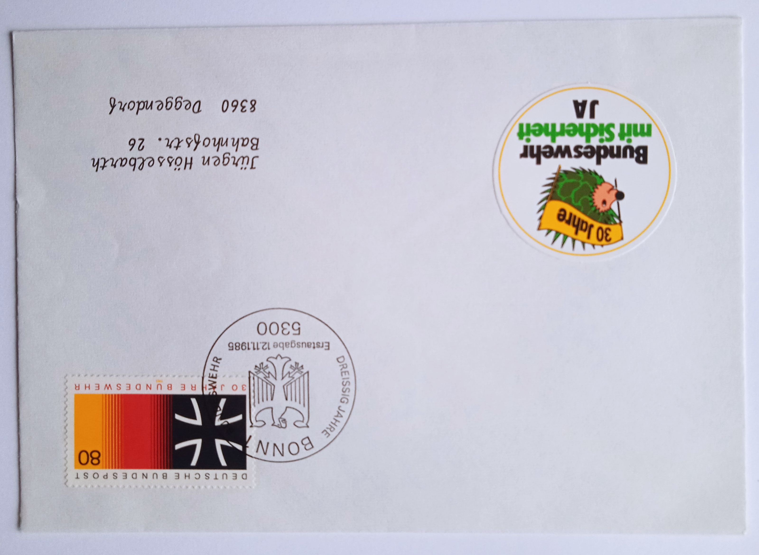 Obálka 30 let bundeswehr
