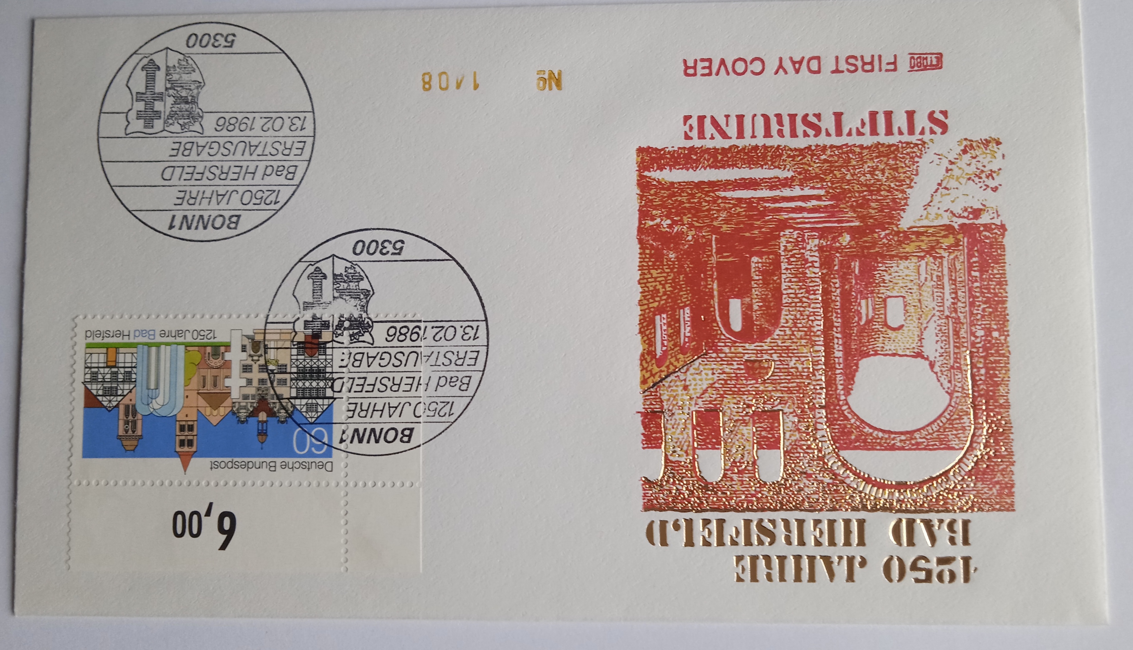 Obálka 1250 let města Bad Hersfeld