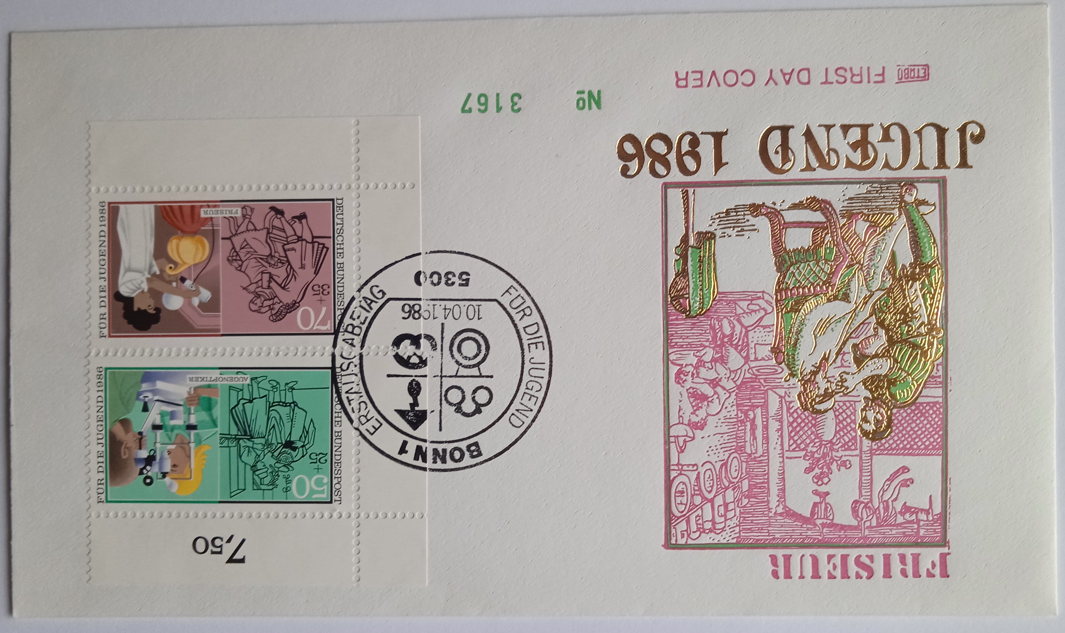 Obálka optik, kadeřník - mládí 1986