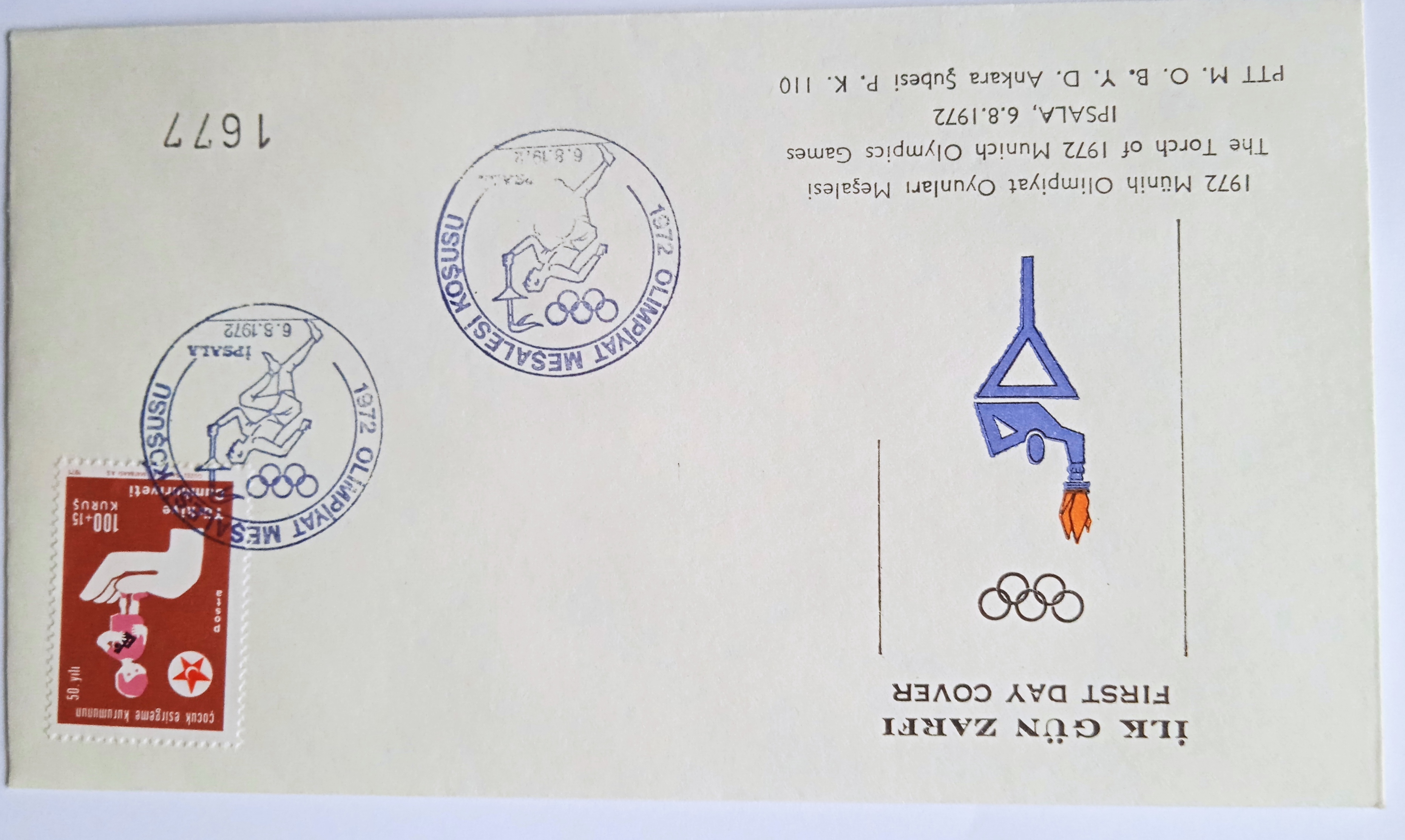 Obálka olympiáda 1972 Mnichov