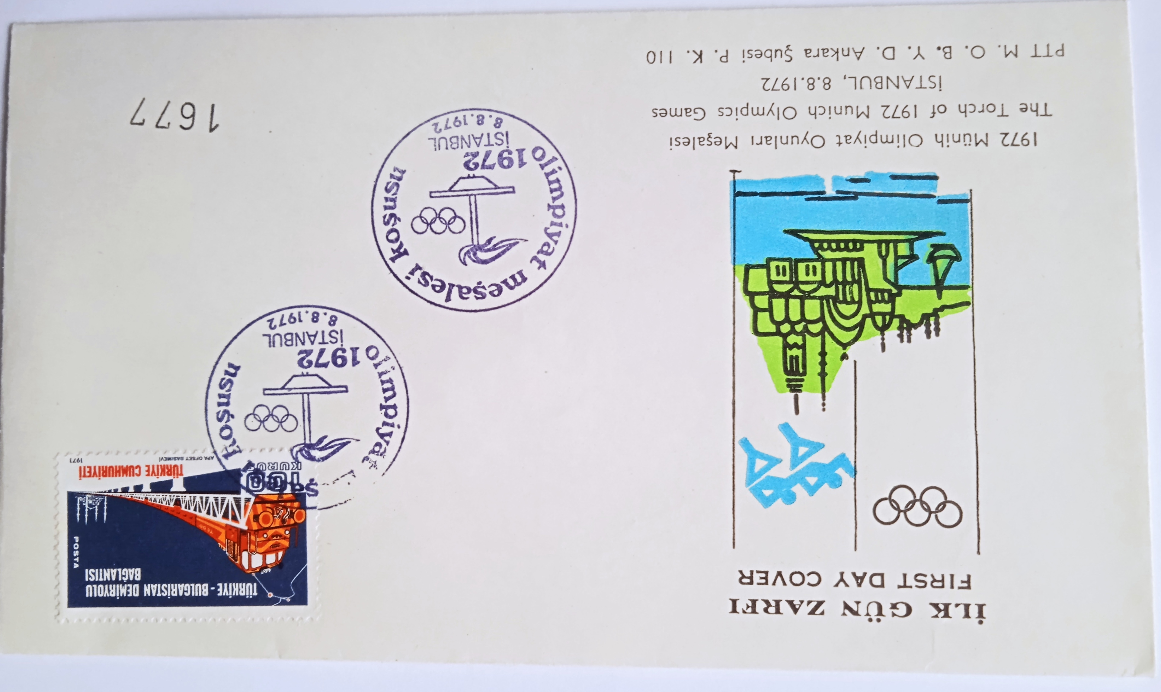 Obálka olympiáda 1972 Mnichov