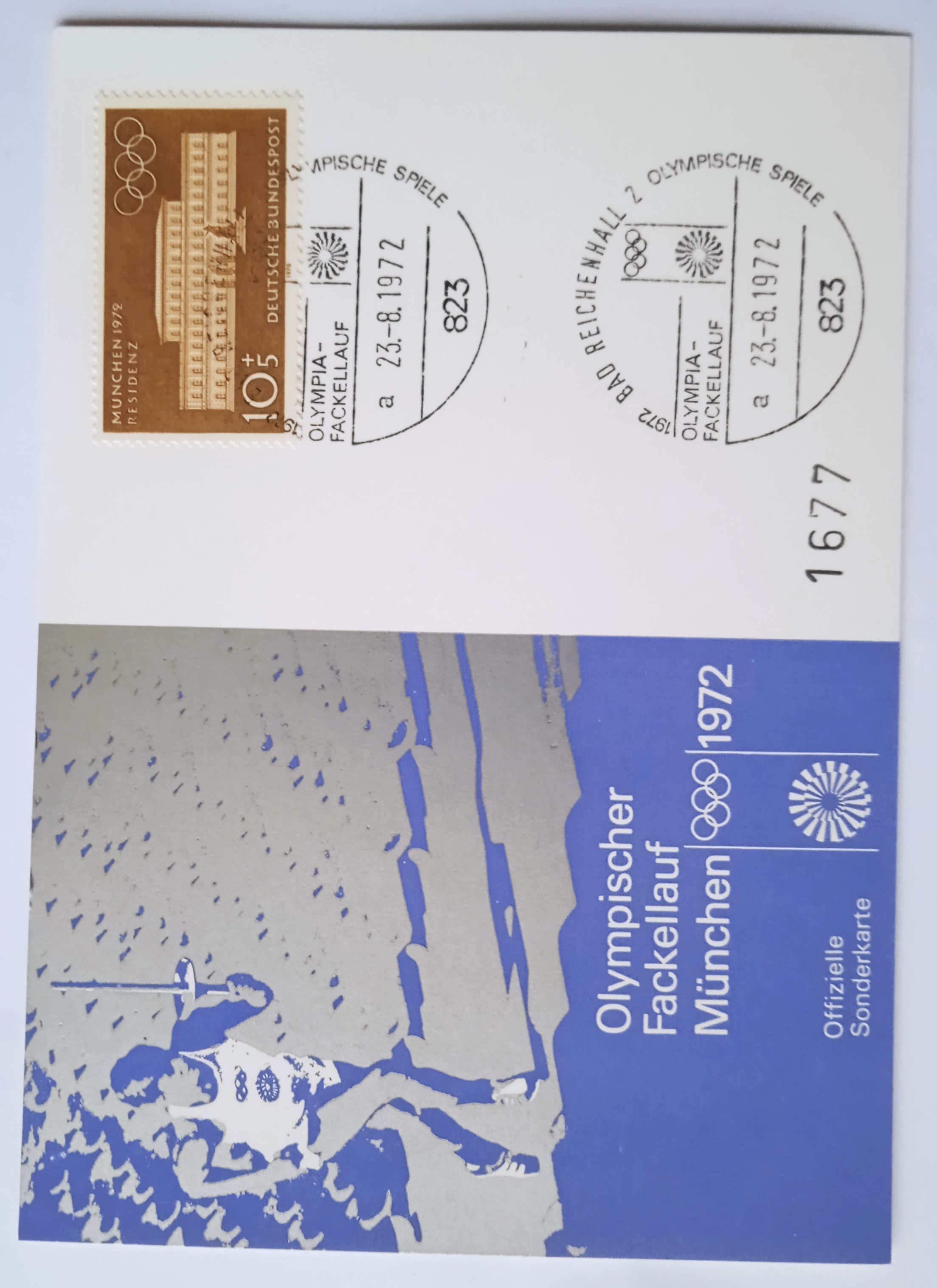 pohlednice Olympiáda 1972 Mnichov