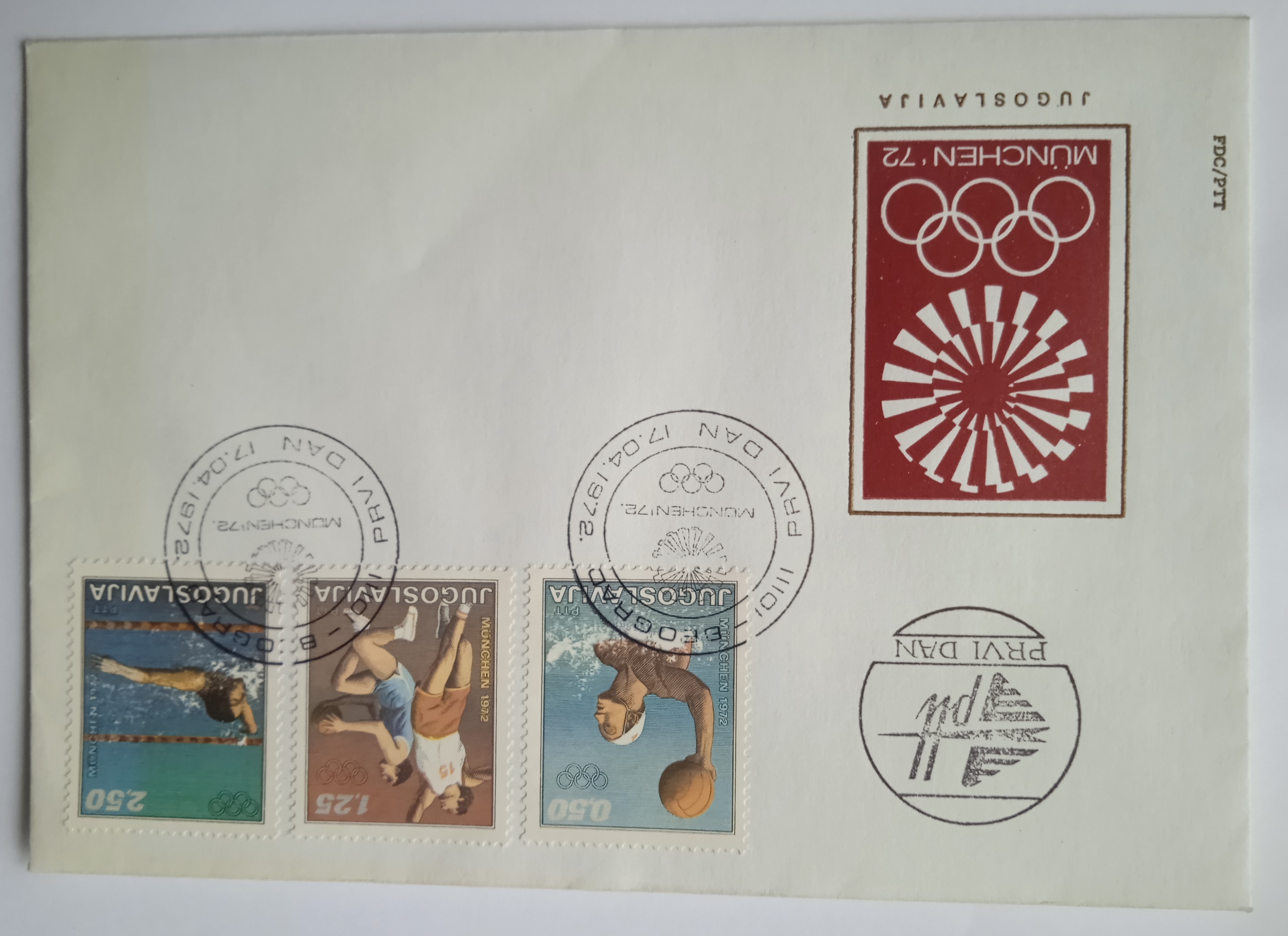 Obálka olympiáda Mnichov 1972
