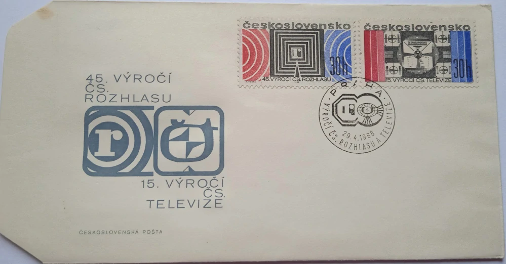 Obálka 45. výročí ČS.rozhlasu
