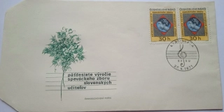 Obálka 50. výročí pěveckého sboru slovenských učitelů