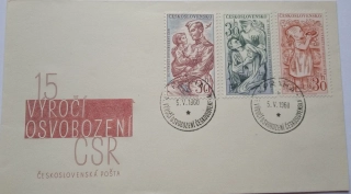 Obálka 15. výročí osvobození ČSR