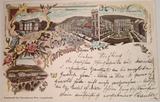 Pohlednice Mariánské lázně