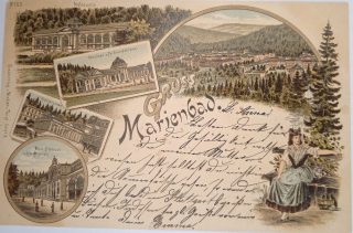 Pohlednice Mariánské lázně