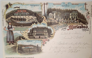 Pohlednice Mariánské lázně