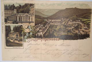 Pohlednice Mariánské lázně