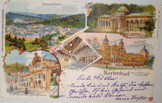 Pohlednice Mariánské lázně