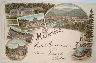 Pohlednice Mariánské lázně