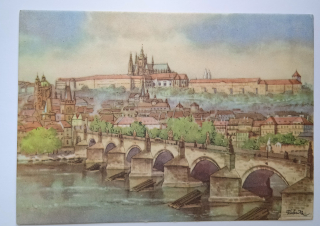 Pohlednice Praha Vojtěch Kubašta