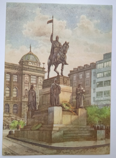 Pohlednice Praha Vojtěch Kubašta