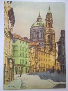 Pohlednice Praha Vojtěch Kubašta