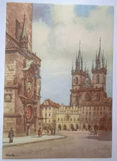 Pohlednice Praha Vojtěch Kubašta