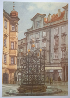 Pohlednice Praha Vojtěch Kubašta