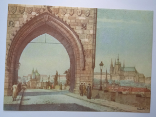 Pohlednice Praha Vojtěch Kubašta