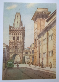 Pohlednice Praha Vojtěch Kubašta