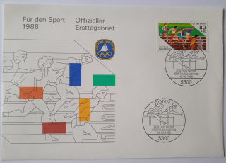 Obálka sport - atletika 1986