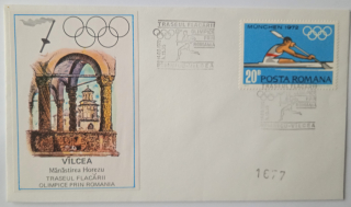 Rumunská FDC obálka