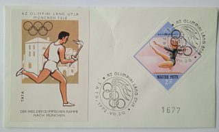 Obálka olympiáda 1972 Mnichov